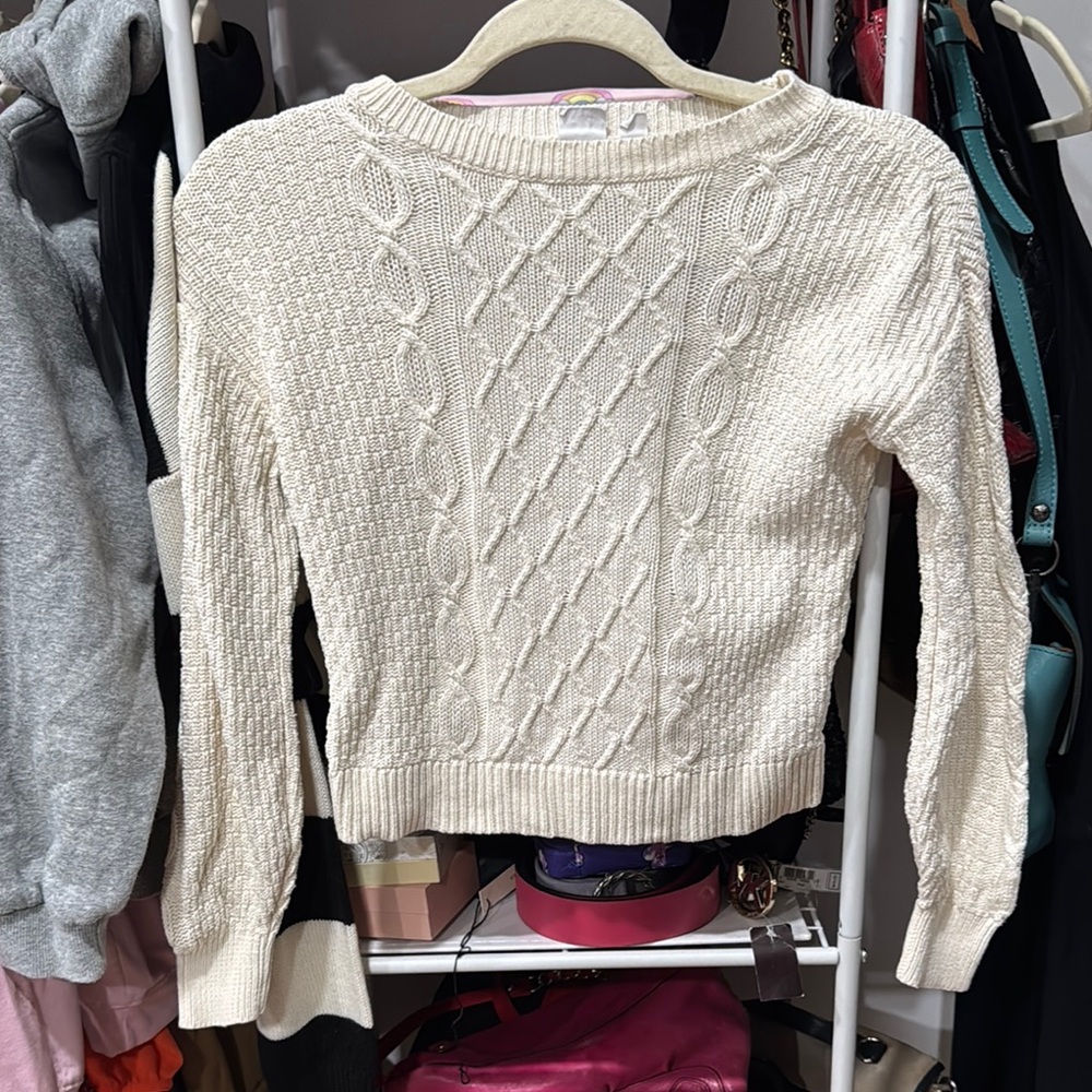 Gap Cable Knit Cream Sweater